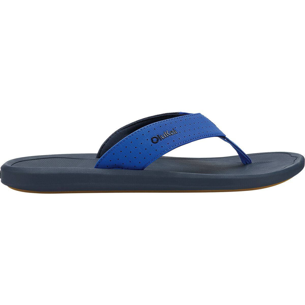 Image of Olukai Ki'i Flip Flop - Men's Blossom/Mood Indigo, 9.0