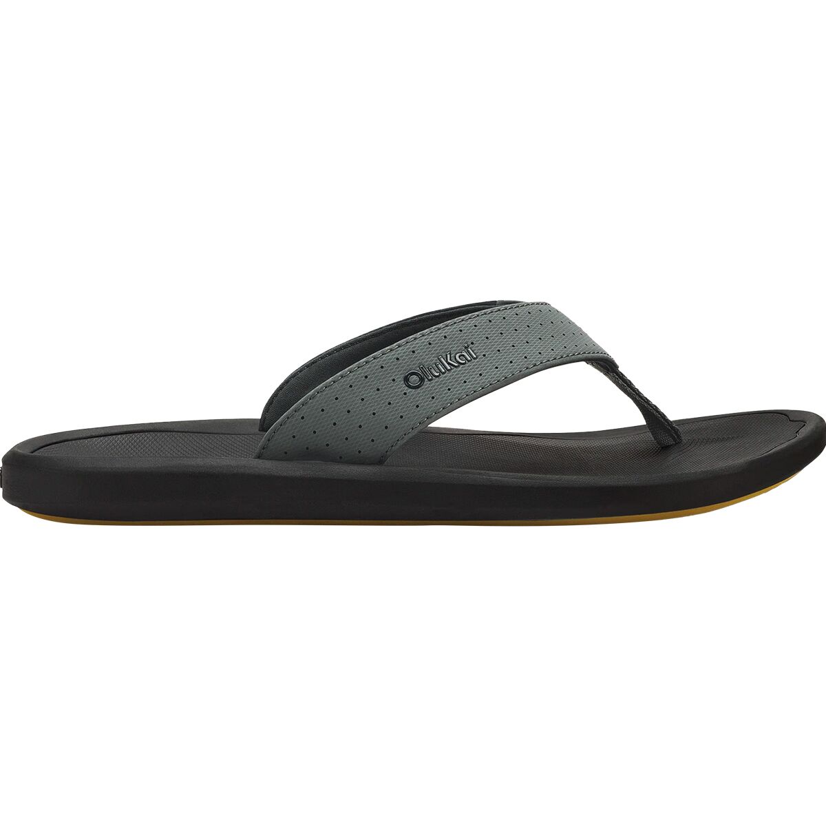 Image of Olukai Ki'i Flip Flop - Men's Rock/Lava Rock, 7.0