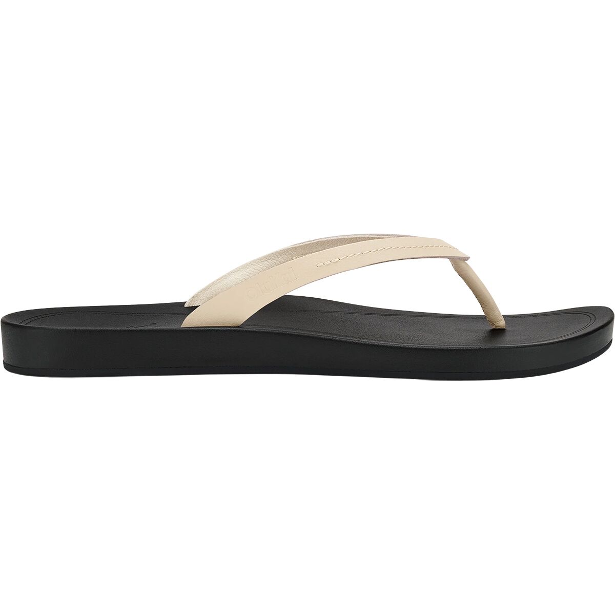 Image of Olukai Lalahi Flip Flop - Women's Tapa/Lava Rock, 9.0