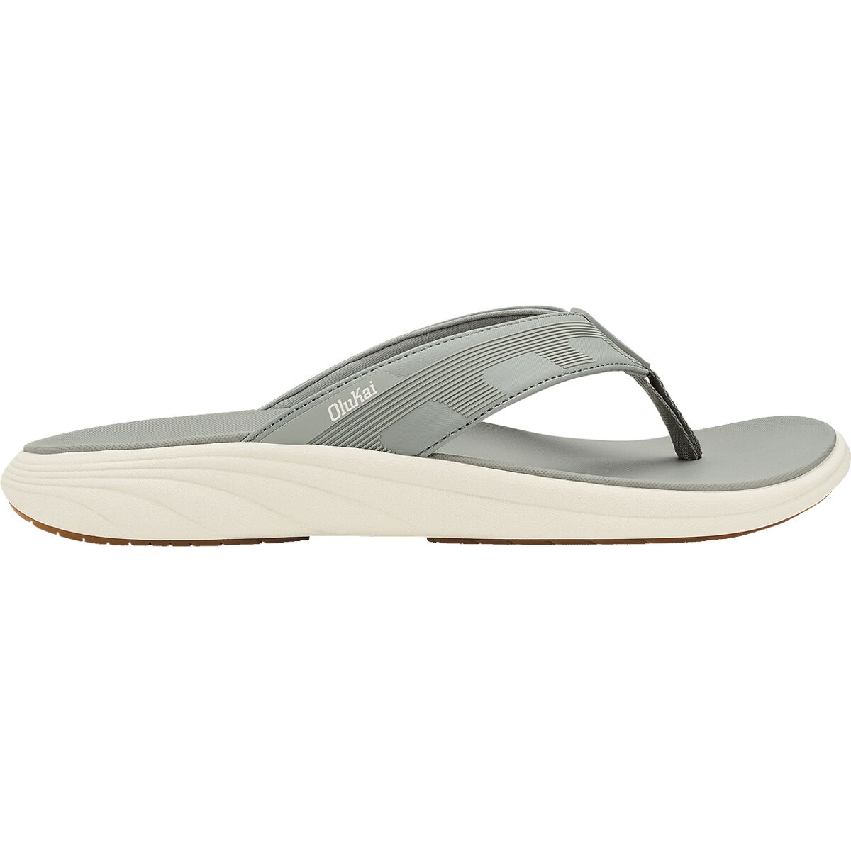 Image of Olukai Malana Flip Flop - Men's Ash/Ash, 10.0