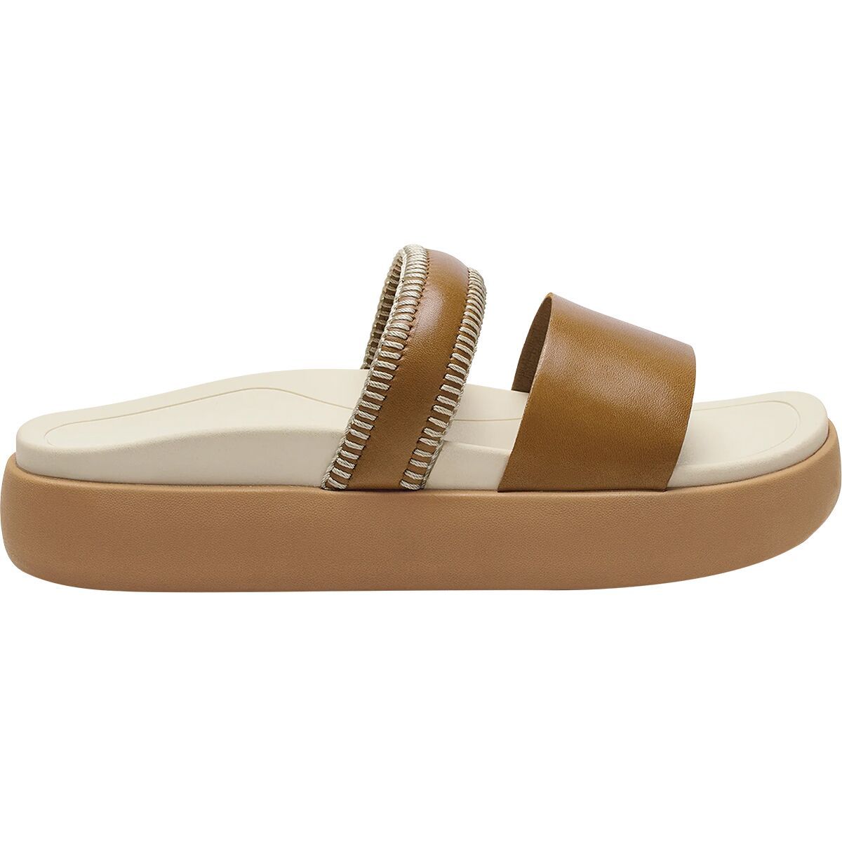 Image of Olukai Pae Sandal - Women's Tan/White Sand, 6.0