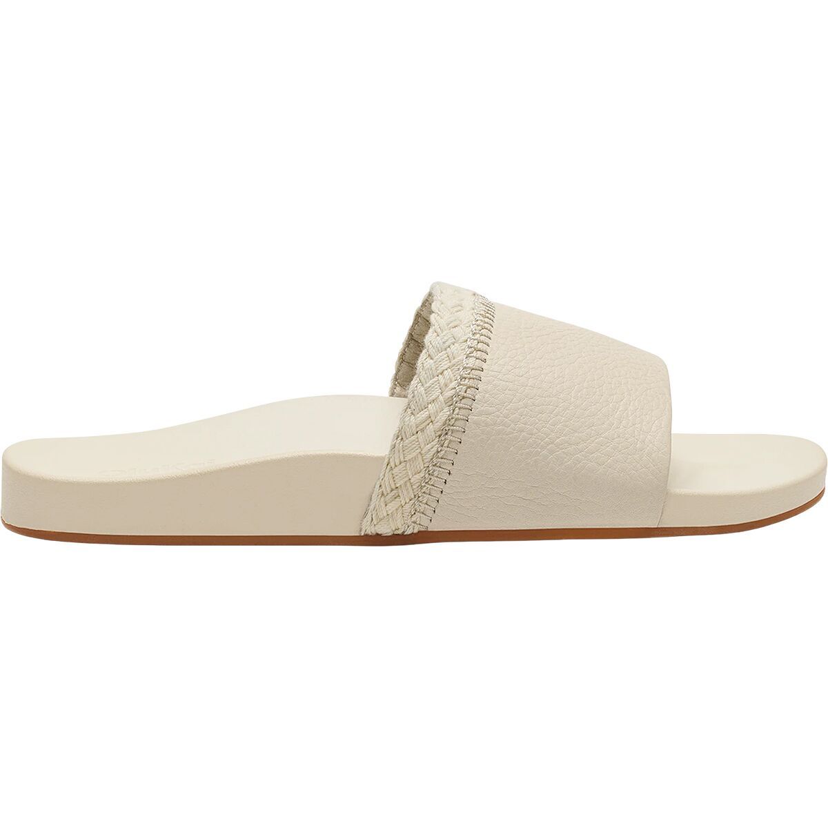 Image of Olukai Pakea Sandal - Women's White Sand/White Sand, 9.0