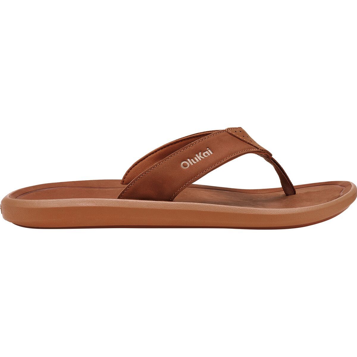 Image of Olukai Pili Flip Flop - Men's Fox/Fox, 11.0