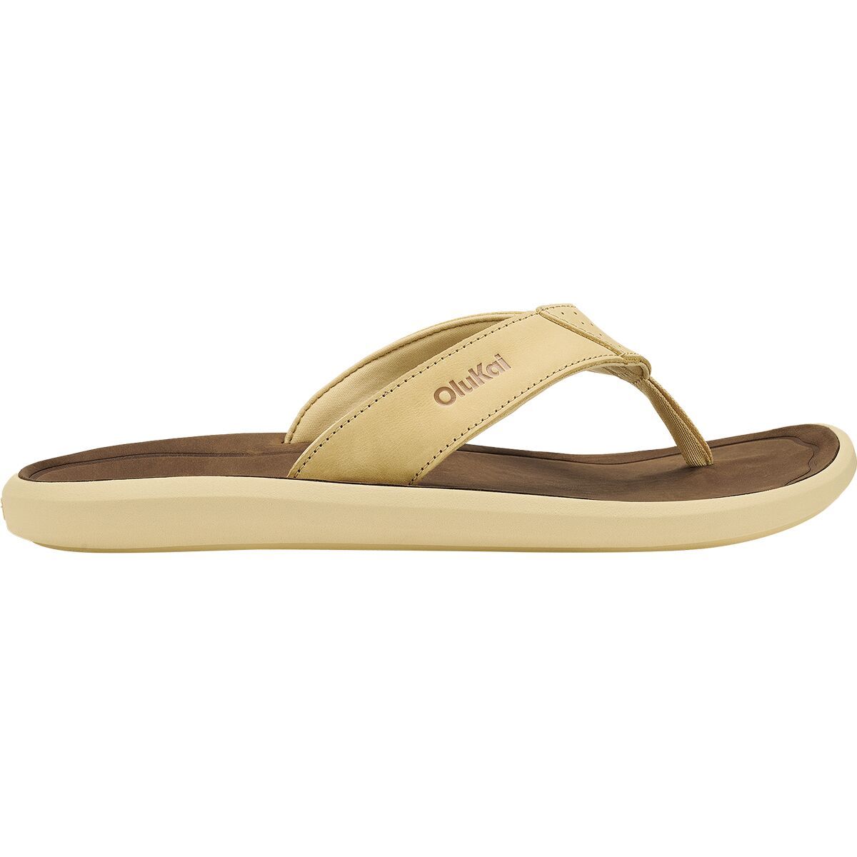 Image of Olukai Pili Flip Flop - Men's Toasted Coconut/Tan, 7.0