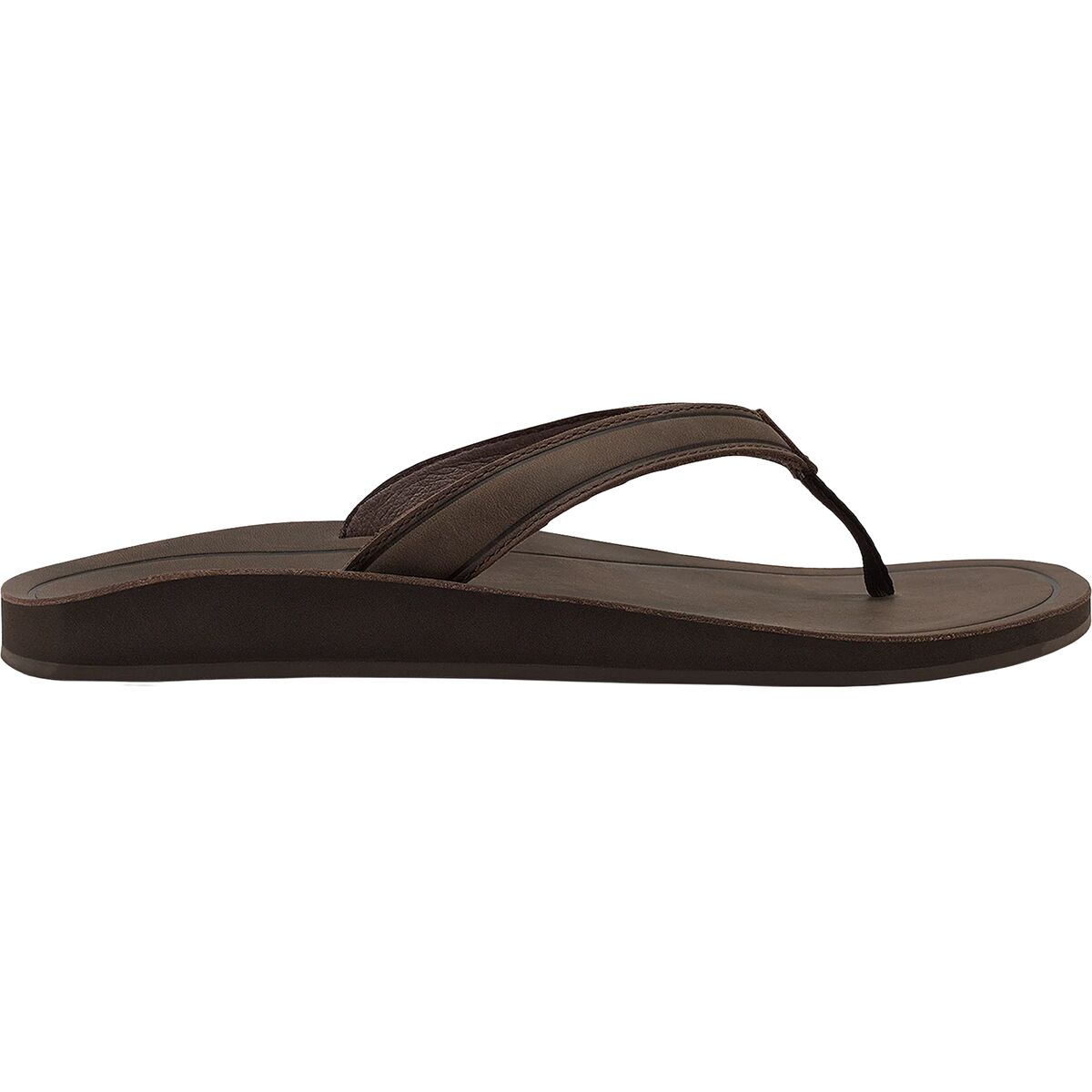 Image of Olukai Southshore Flip Flop - Women's Dark Java/Dark Java, 8.0