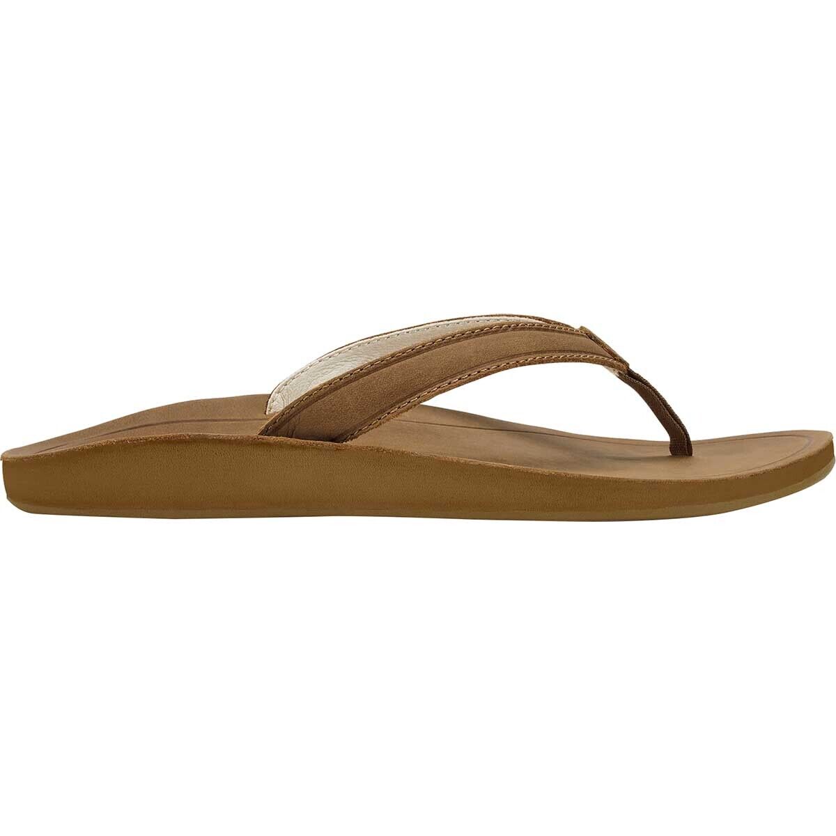 Image of Olukai Southshore Flip Flop - Women's Toffee/Toffee, 11.0