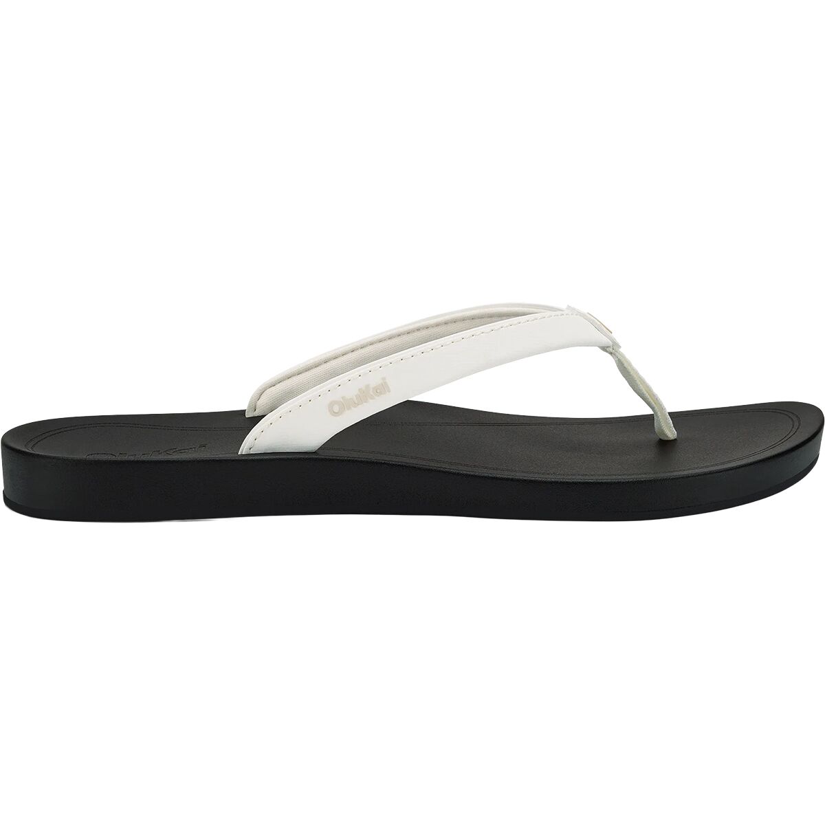 Image of Olukai Uiki Flip Flop - Women's Bright White/Lava Rock, 8.0