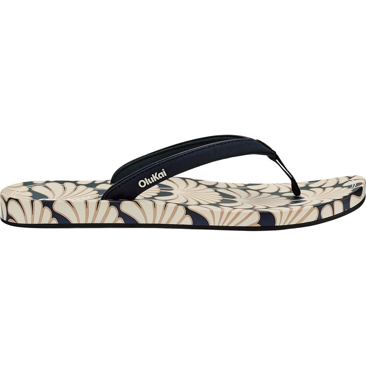 Image of Olukai Uiki Flip Flop - Women's Trench Blue/Pa'i, 12.0