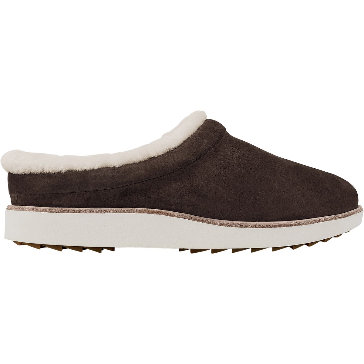 Image of Olukai Mani Slipper - Women's Dark Oak/Golden Sand, 8.0