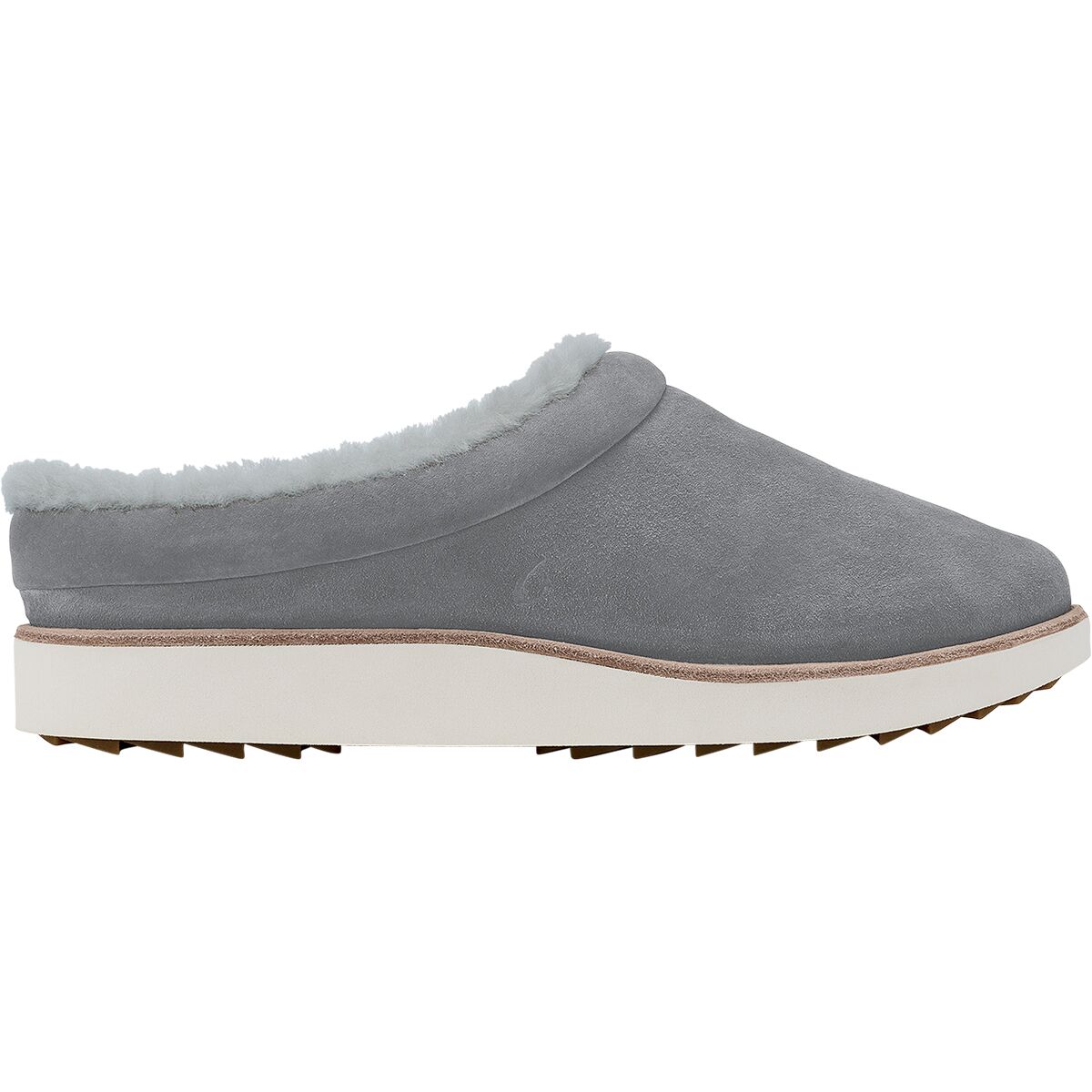 Image of Olukai Mani Slipper - Women's Fog/Golden Sand, 9.0