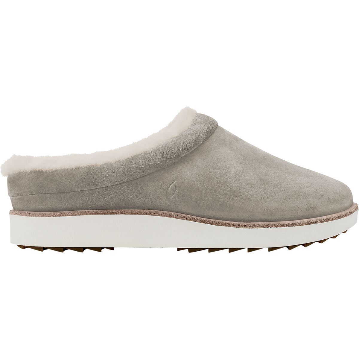 Image of Olukai Mani Slipper - Women's Taupe Grey/Golden Sand, 10.0
