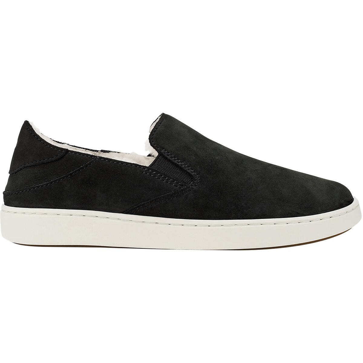 Image of Olukai Pehuea Cozy Shoe - Women's Lava Rock/Lava Rock, 7.0