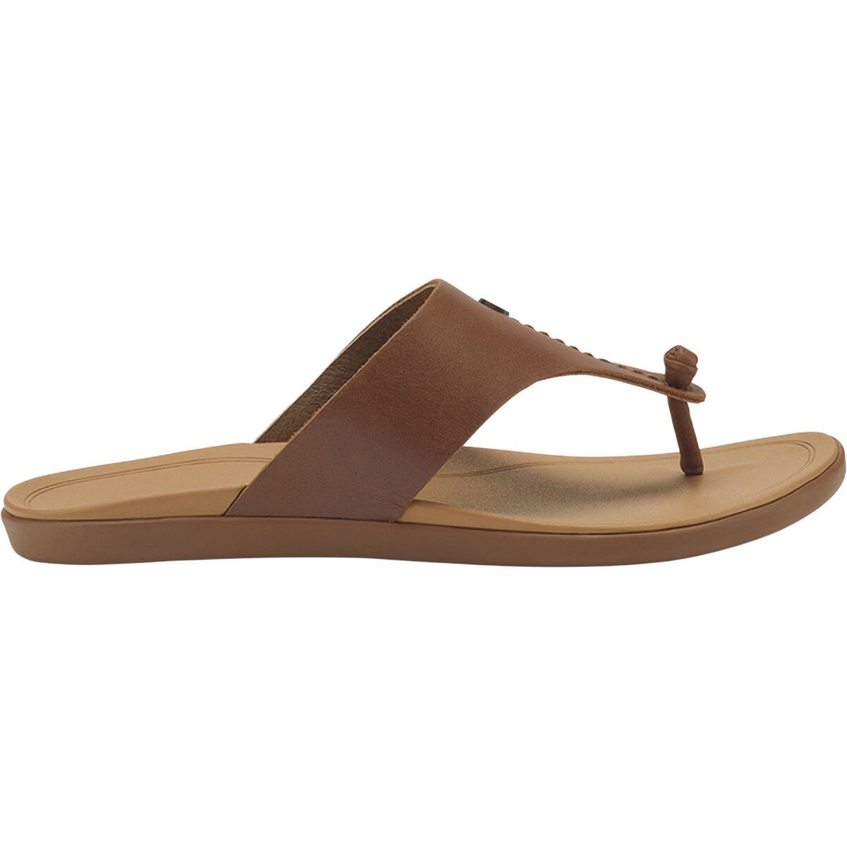 Image of Olukai HoOpio Mele Flip Flop -Women's Toffee/Warm Sand, 9.0
