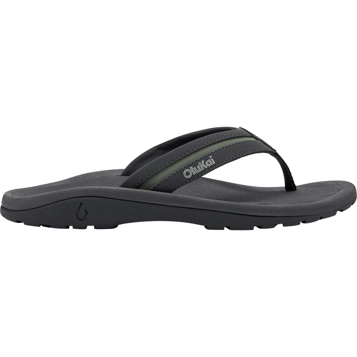 Image of Olukai Ohana Palua Flip Flop - Men's Tradewind Grey/Seagreen, 10.0