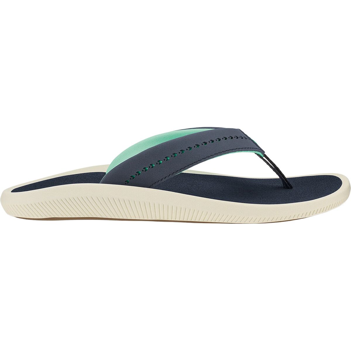 Image of Olukai Ulele Flip Flop - Women's Trench Blue/Trench Blue, 8.0