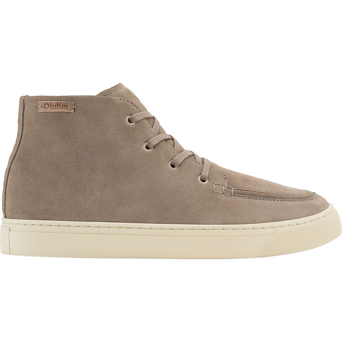 Image of Olukai Kou Chukka Boot - Men's Taupe Grey/Tan, 12.0
