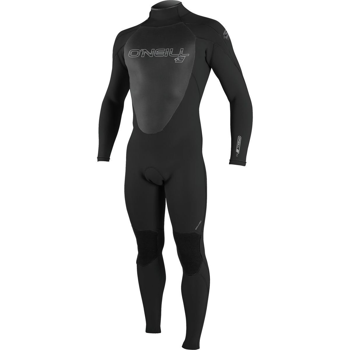 Image of O'Neill Epic 4/3 Back-Zip Full Wetsuit - Men's Black/Black/Black, S