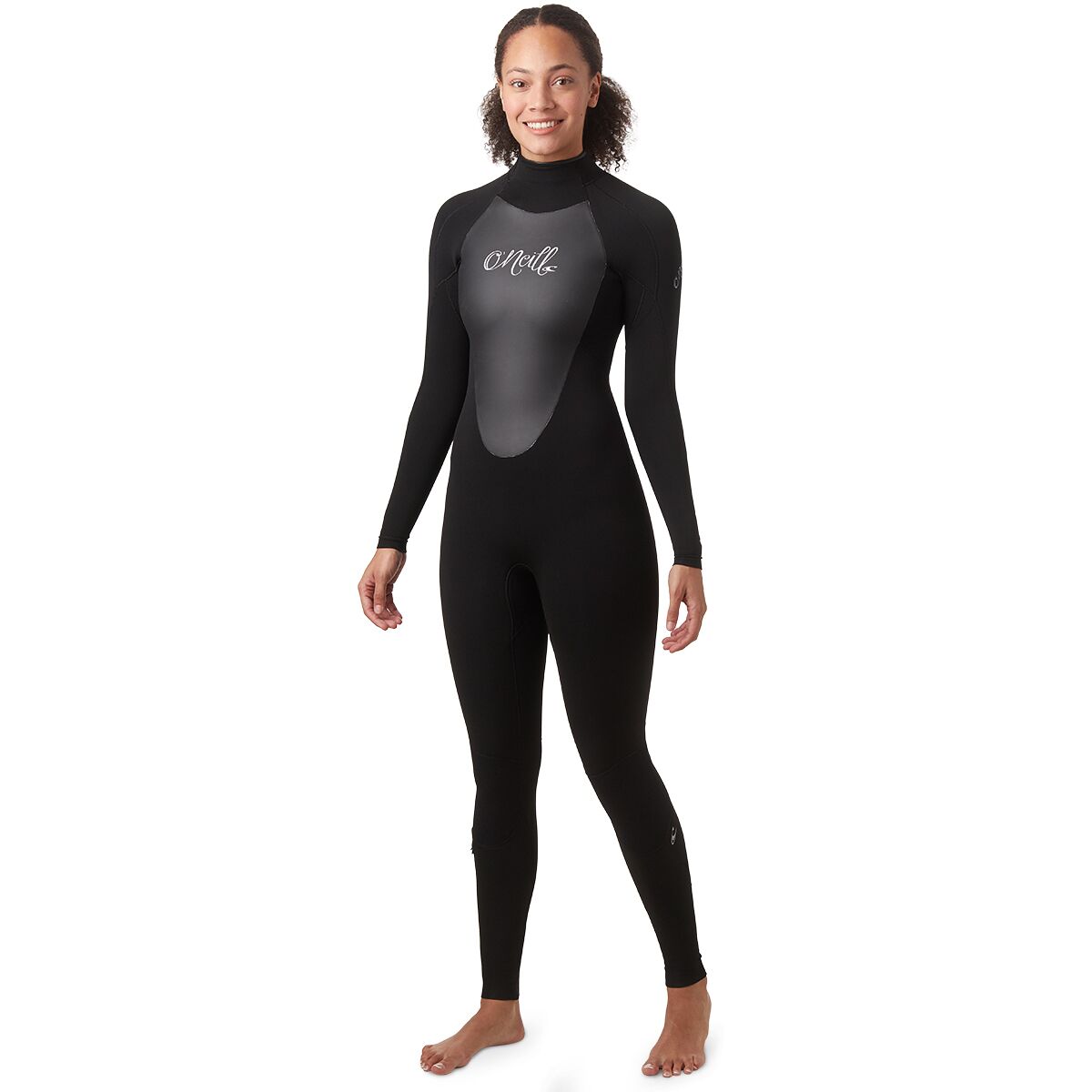 Image of O'Neill Epic 3/2mm Back-Zip Full Wetsuit - Women's Black/Black/Black, 6