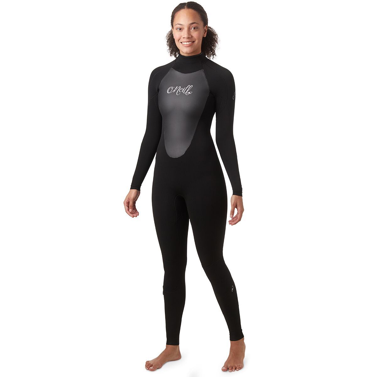 Image of O'Neill Epic 3/2mm Back-Zip Full Wetsuit - Women's Black/Black/Black, 12