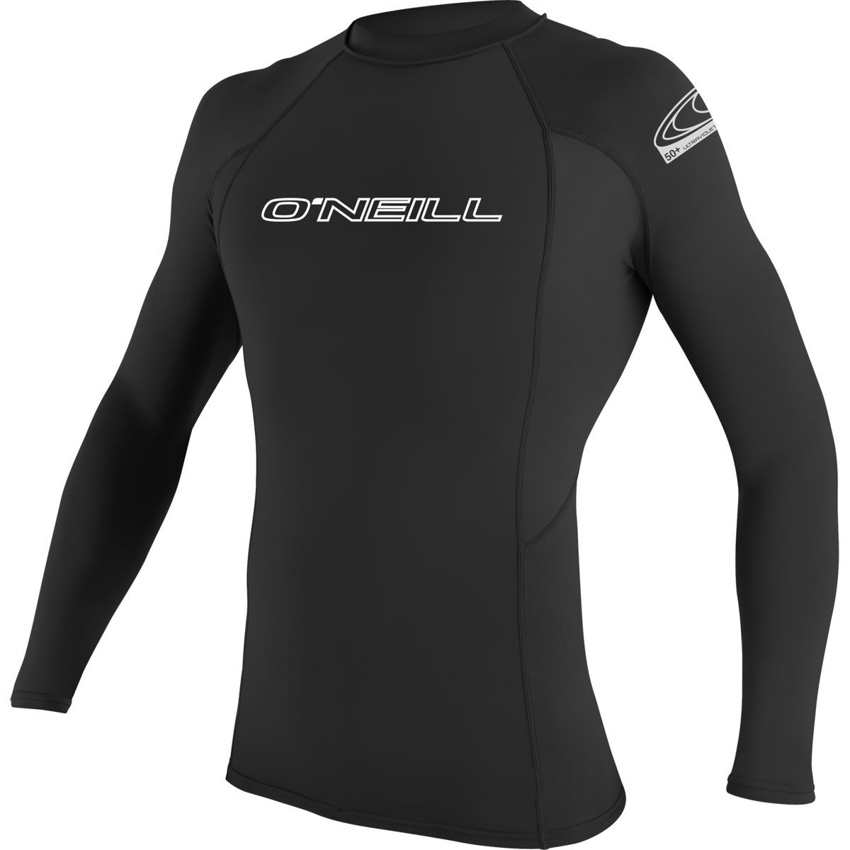 Image of O'Neill Basic Skins 50+ Long-Sleeve Rashguard - Men's Black, XXL