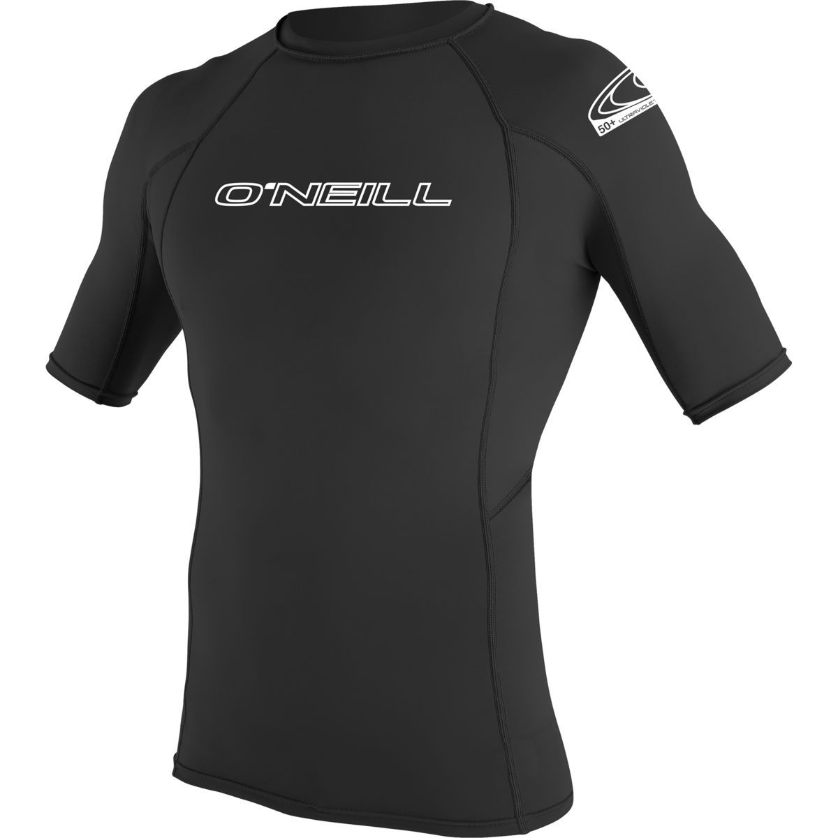 Image of O'Neill Basic Skins 50+ Rashguard - Men's Black, L