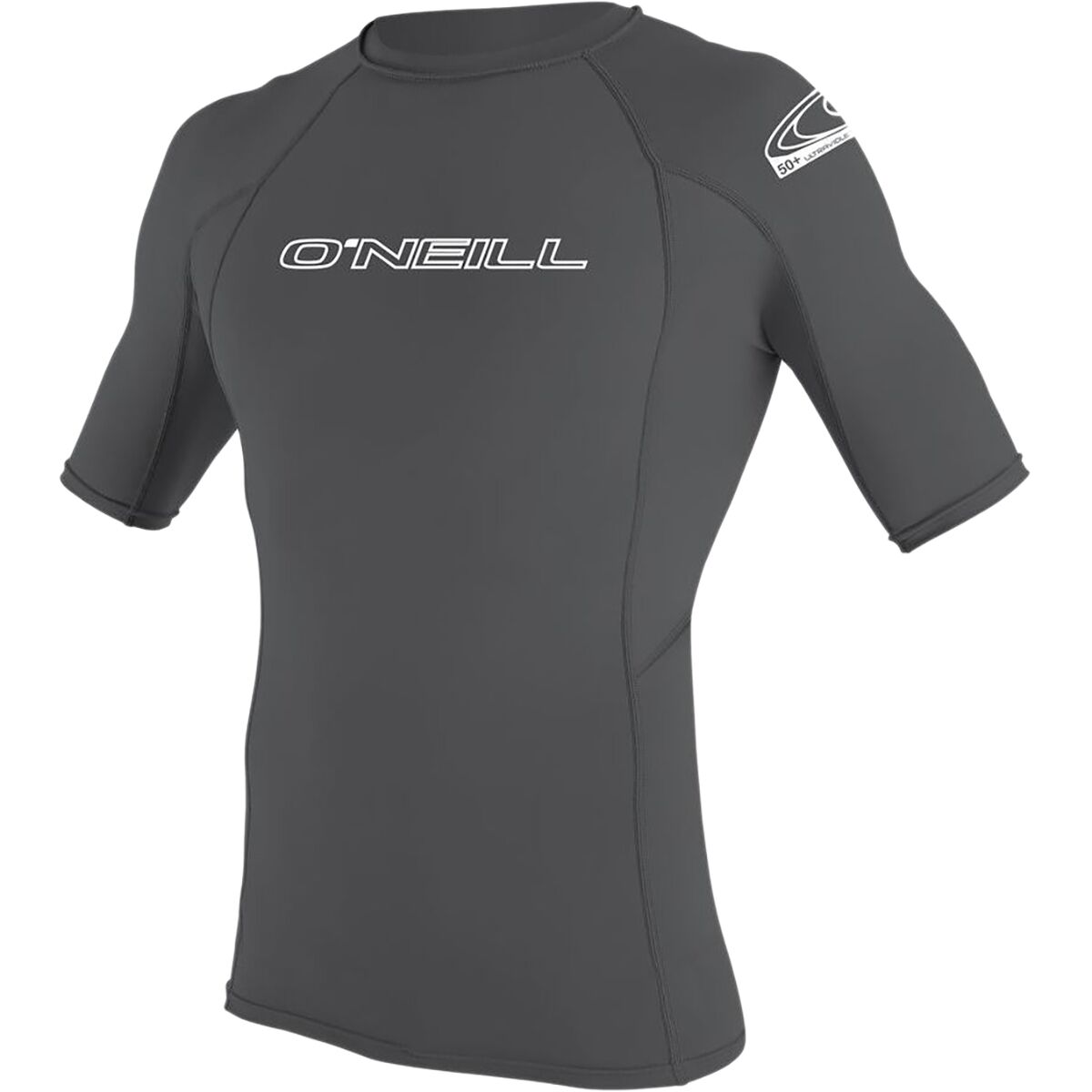 Image of O'Neill Basic Skins 50+ Rashguard - Men's Smoke, XL