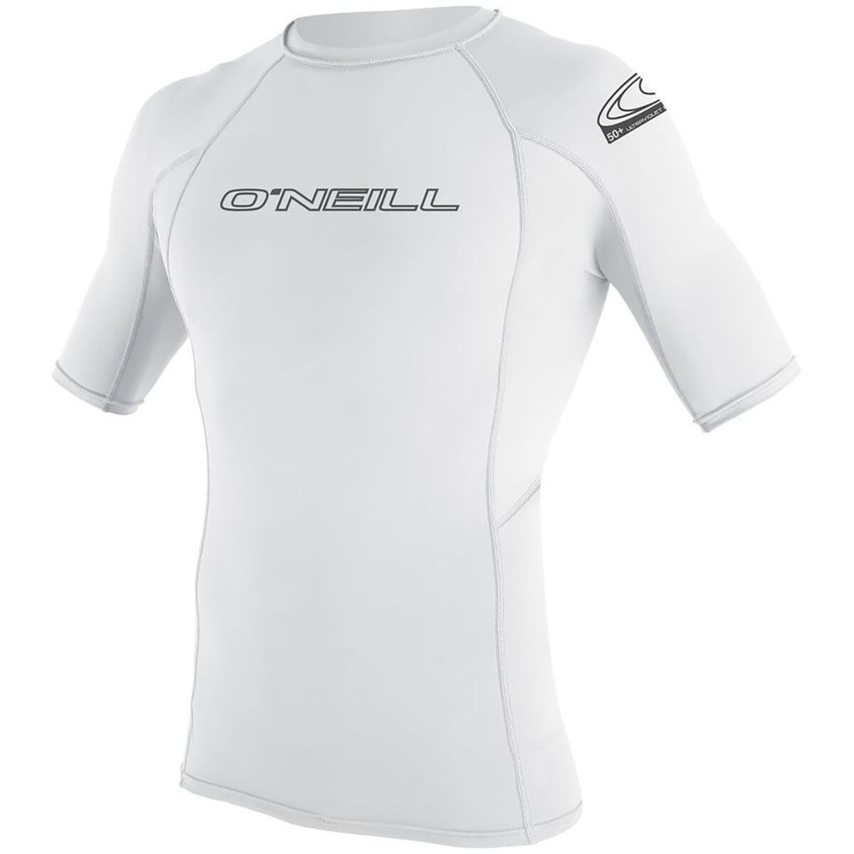 Image of O'Neill Basic Skins 50+ Rashguard - Men's White, L