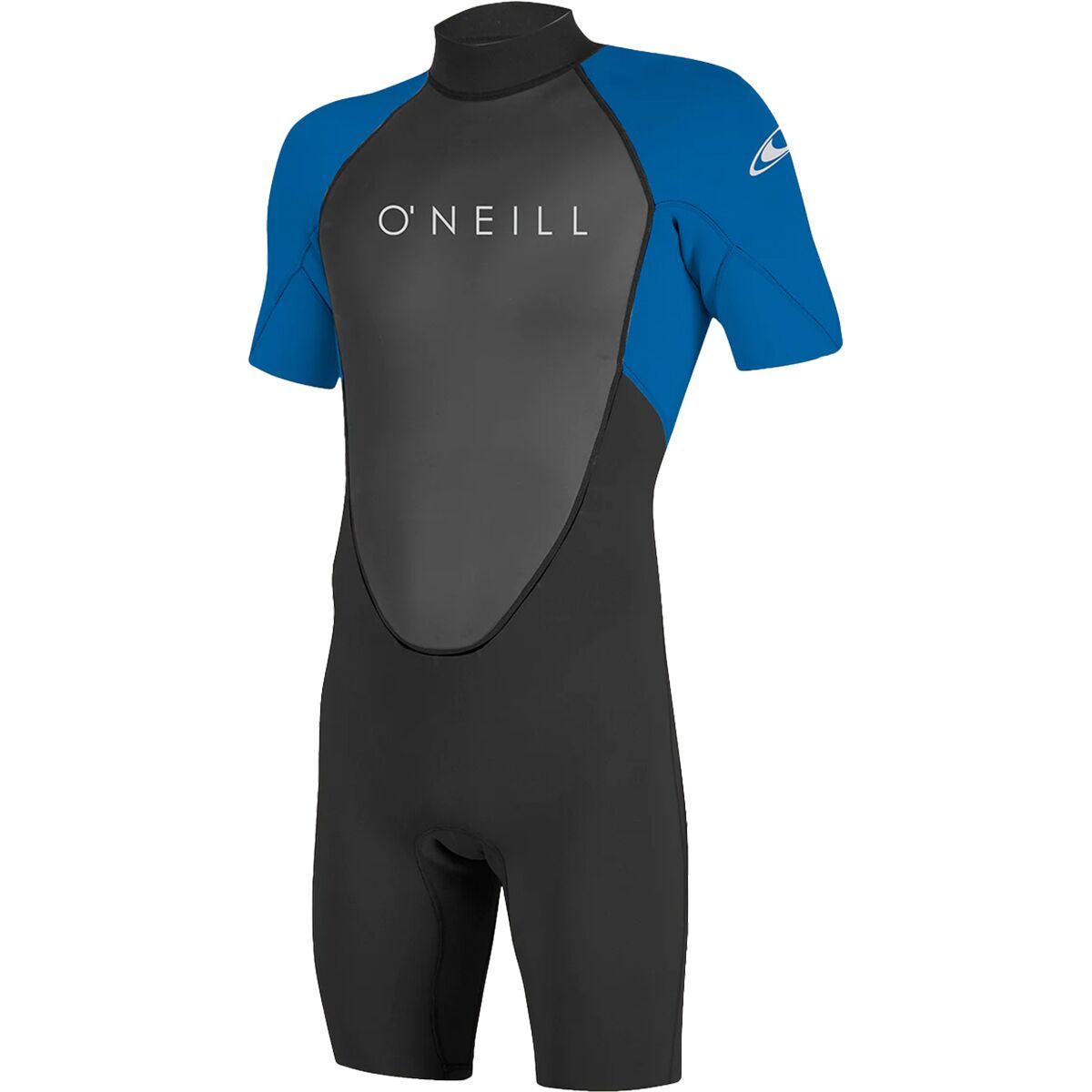 Image of O'Neill Reactor II 2mm Back-Zip Short-Sleeve Spring Wetsuit - Men's Black/Ocean, LS