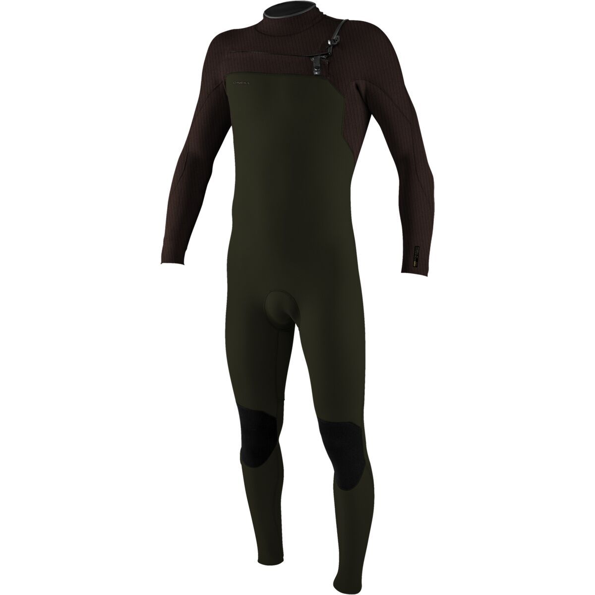 Image of O'Neill Hyperfreak 3/2+mm Chest-Zip Full Wetsuit - Men's Ranger/Arabica, L