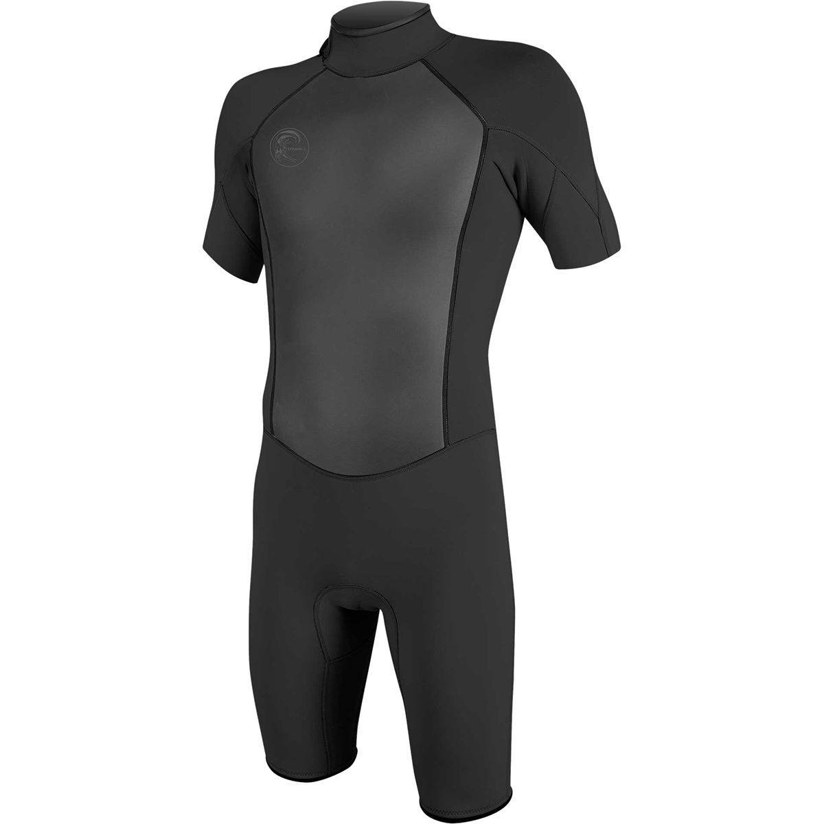 Image of O'Neill O'riginal Short-Sleeve Spring Back-Zip Wetsuit - Men's Black/Black, LS