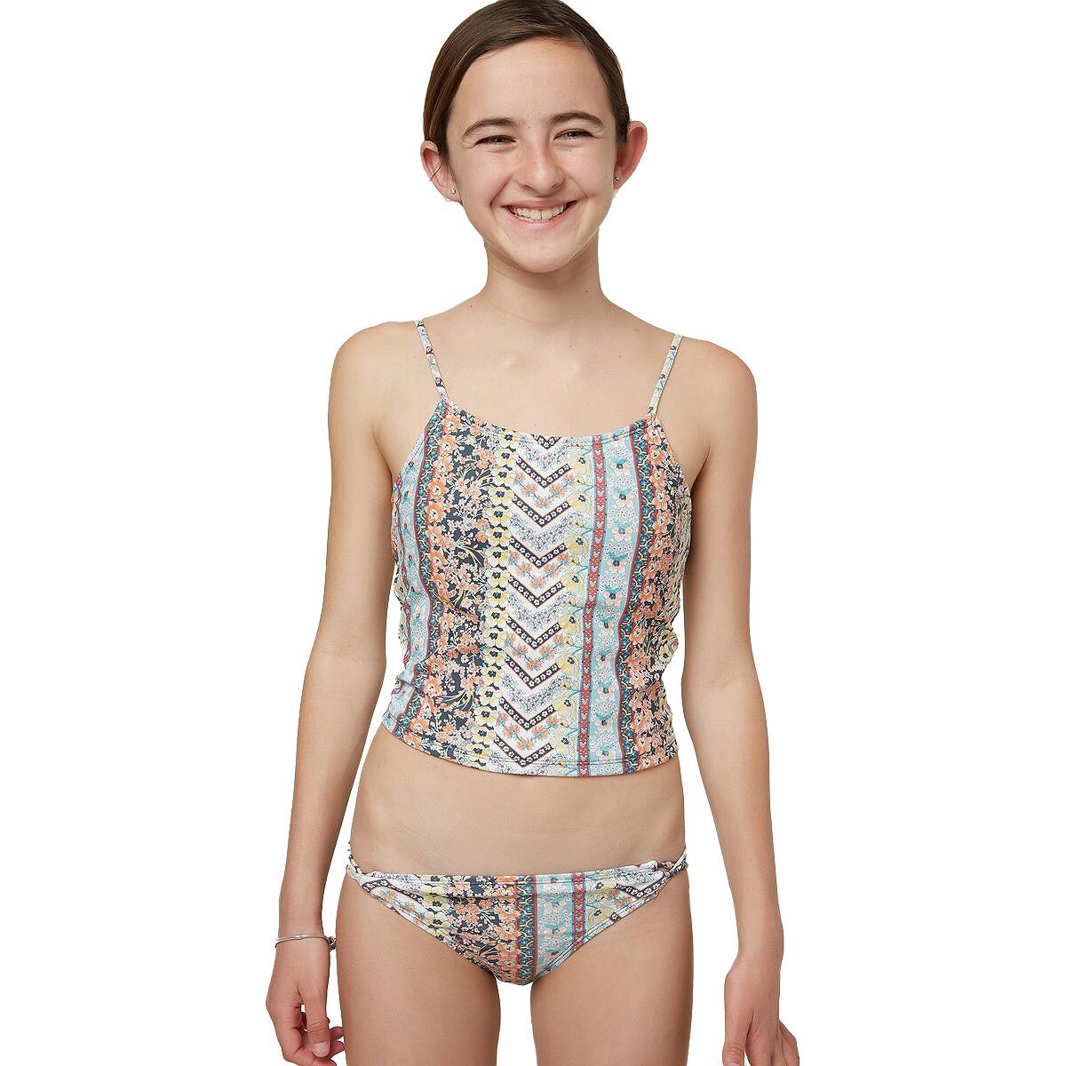 O'Neill Coco Hi-Neck Tankini Swim Set - Girls' Multi Coco, 4