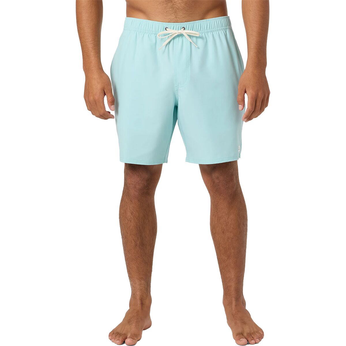 Image of O'Neill Lennox Hermosa Solid Volley 17 Swim Trunk - Men's Canal Blue, S