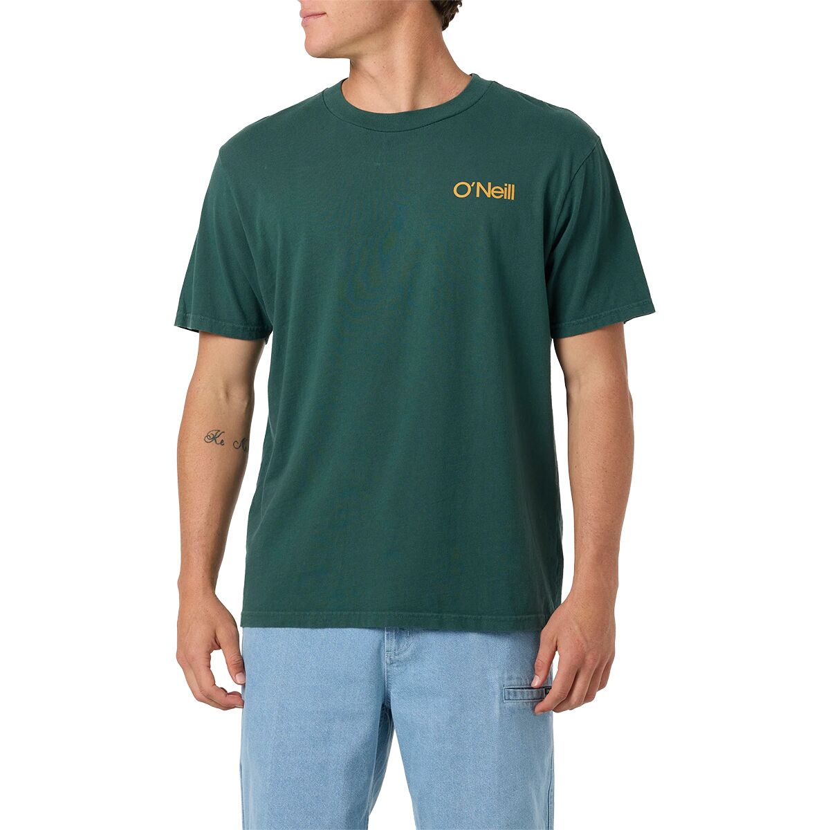 Image of O'Neill OG Curl Short-Sleeve Vintage T-Shirt - Men's Dark Forest, S
