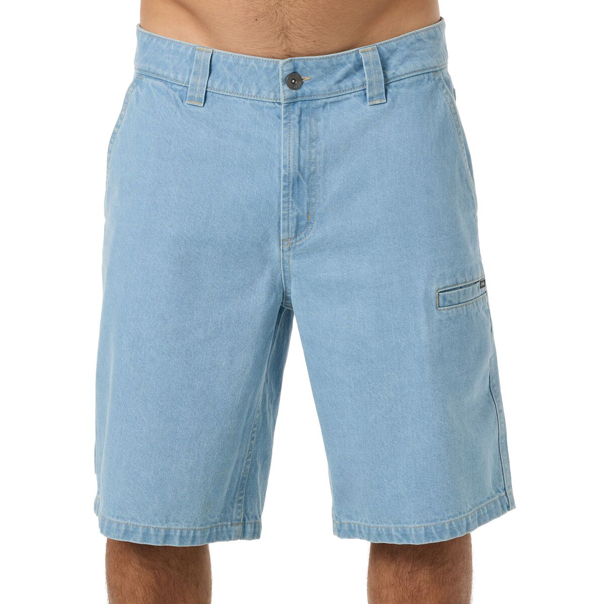 Image of O'Neill OG Dockside Denim Utility 21in Short - Men's Washed Indigo, 32