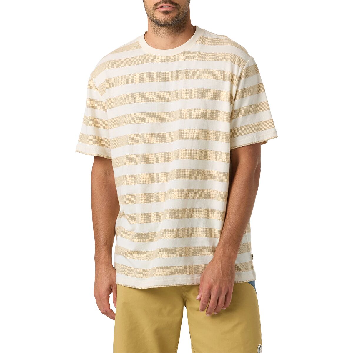 Image of O'Neill OG Striped Short-Sleeve T-Shirt - Men's Tofu, XXL