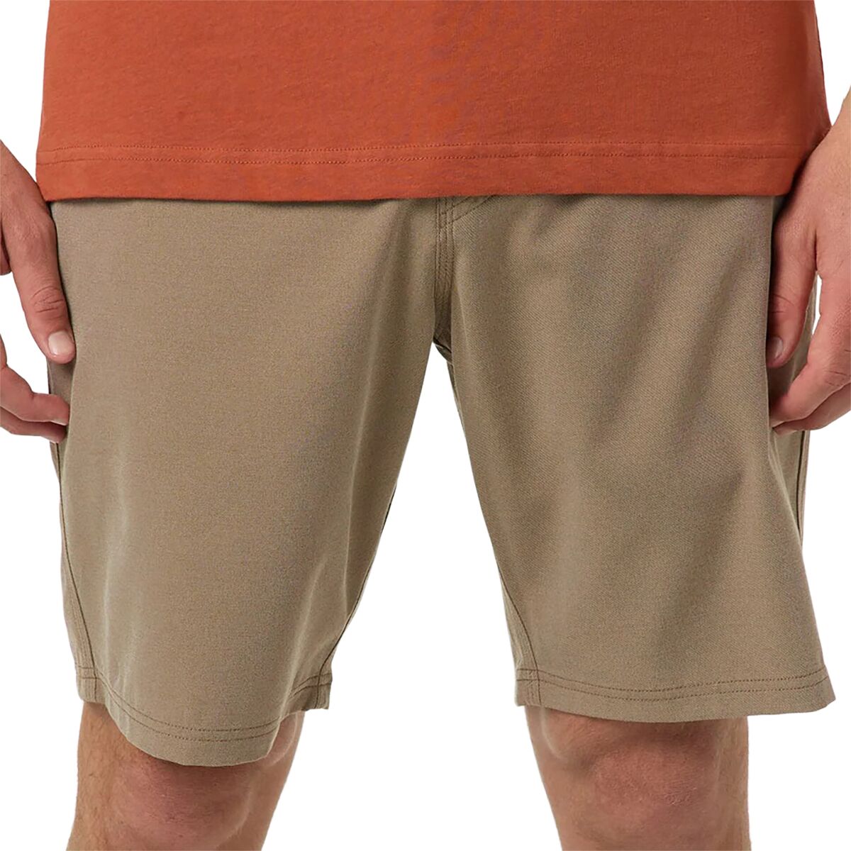 Image of O'Neill Reserve Light Check 19in Short - Men's Dark Khaki 2, 34