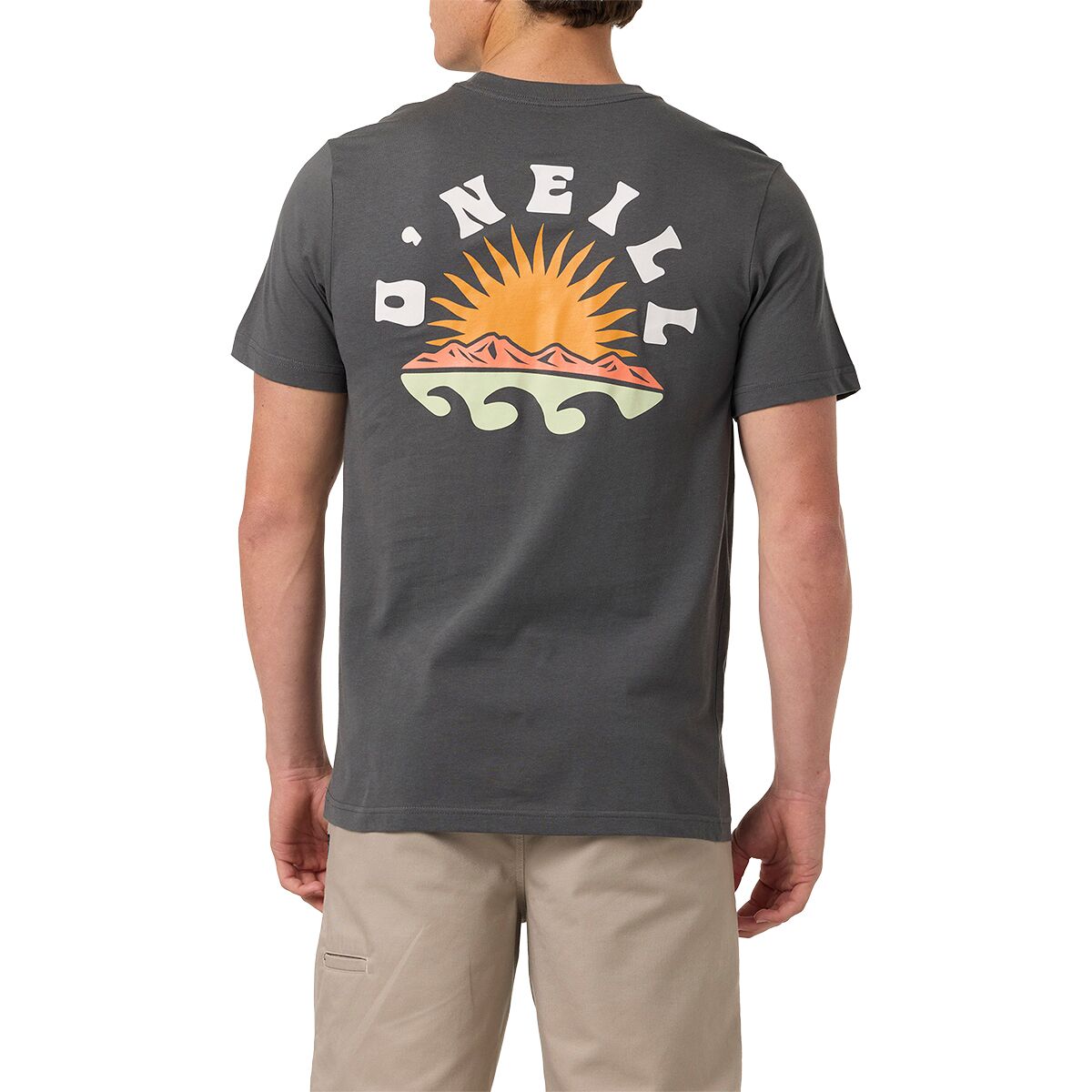 Image of O'Neill Solar Scenic Short-Sleeve Classic T-Shirt - Men's Dark Shadow, XXL