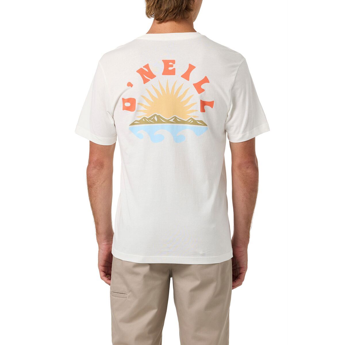 Image of O'Neill Solar Scenic Short-Sleeve Classic T-Shirt - Men's Tofu, L