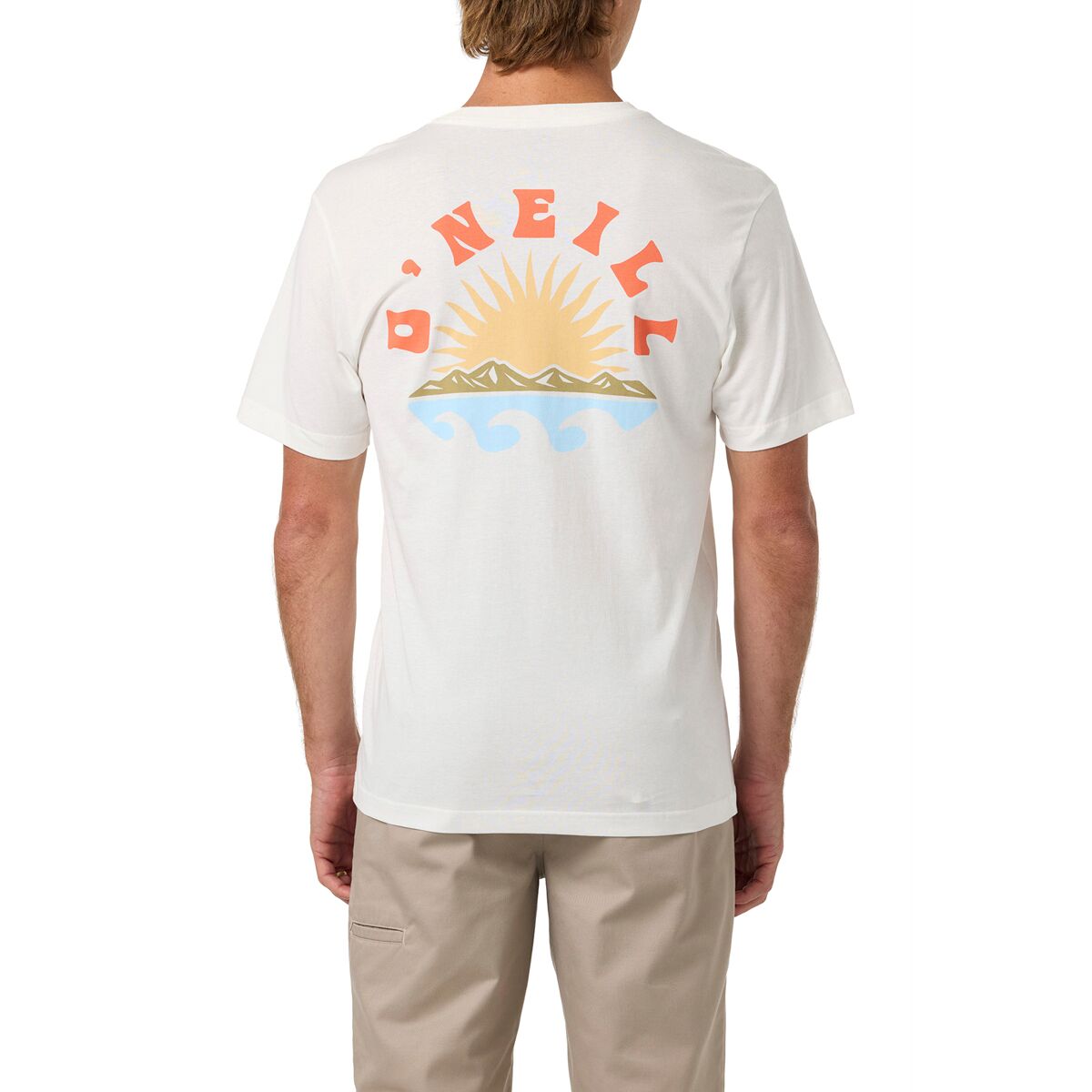 Image of O'Neill Solar Scenic Short-Sleeve Classic T-Shirt - Men's Tofu, S