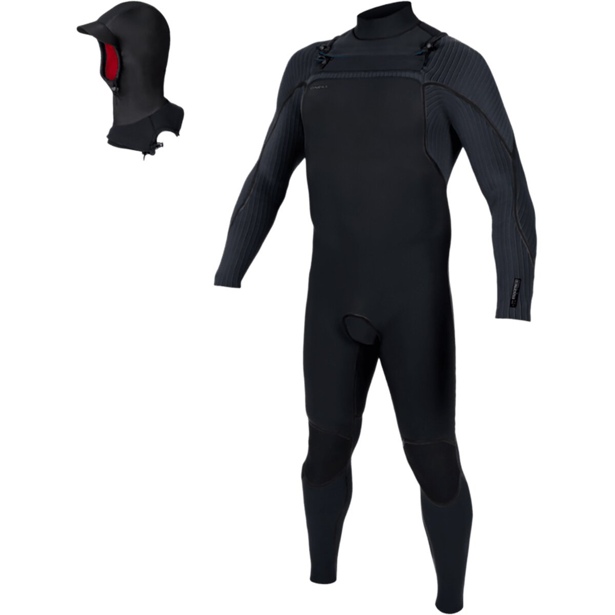 Image of O'Neill MUTANT II 4/3MM+ MODULAR Hooded CZ Wetsuit - Men's Black/Black, M