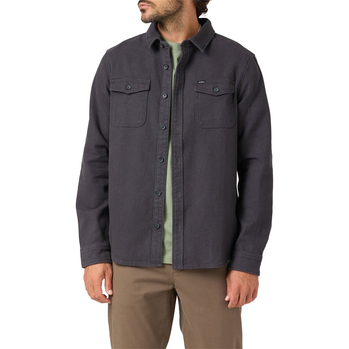 Image of O'Neill Blanket Flannel Shirt - Men's Phantom, S