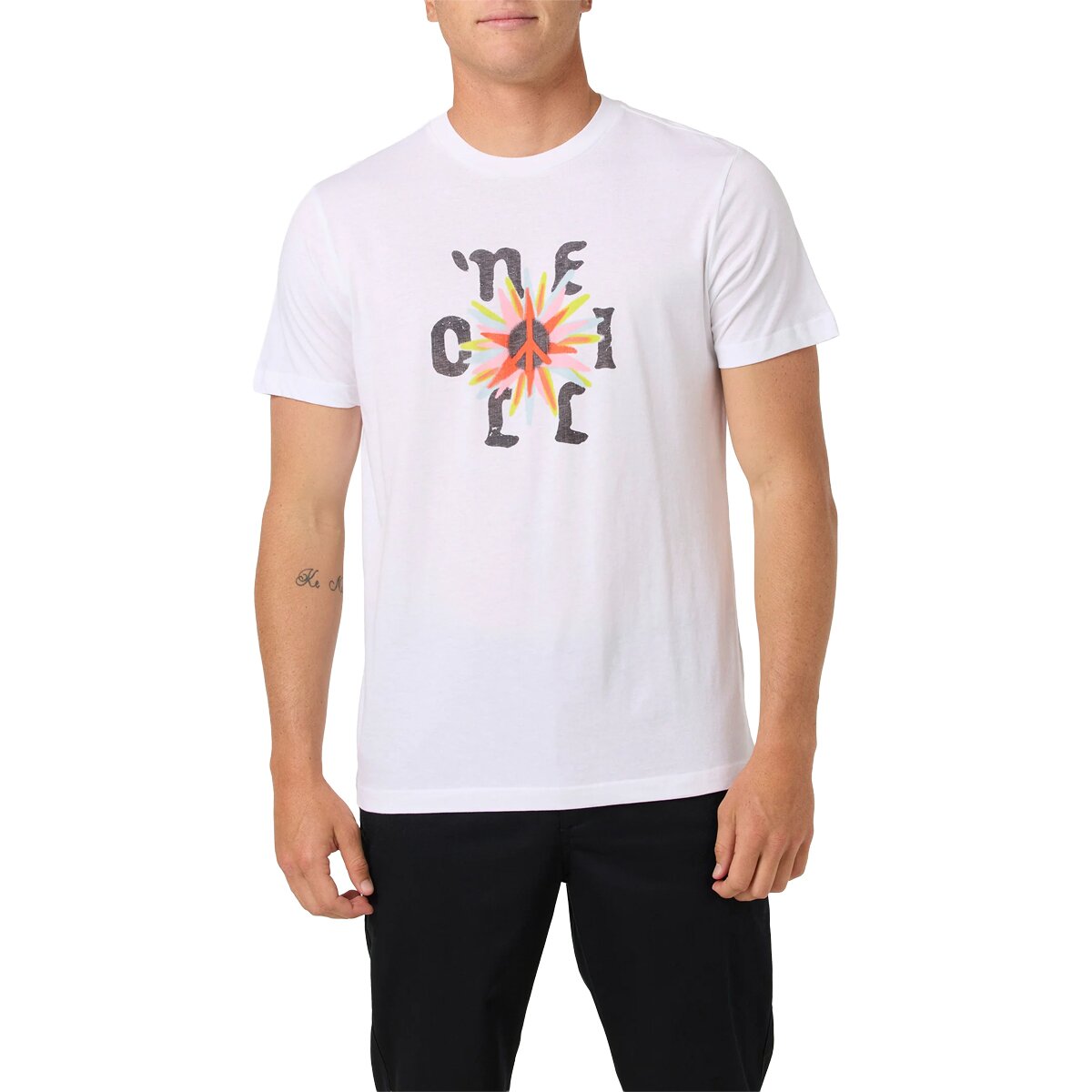 Image of O'Neill Sun Blast Classic Short-Sleeve T-Shirt - Men's White, L