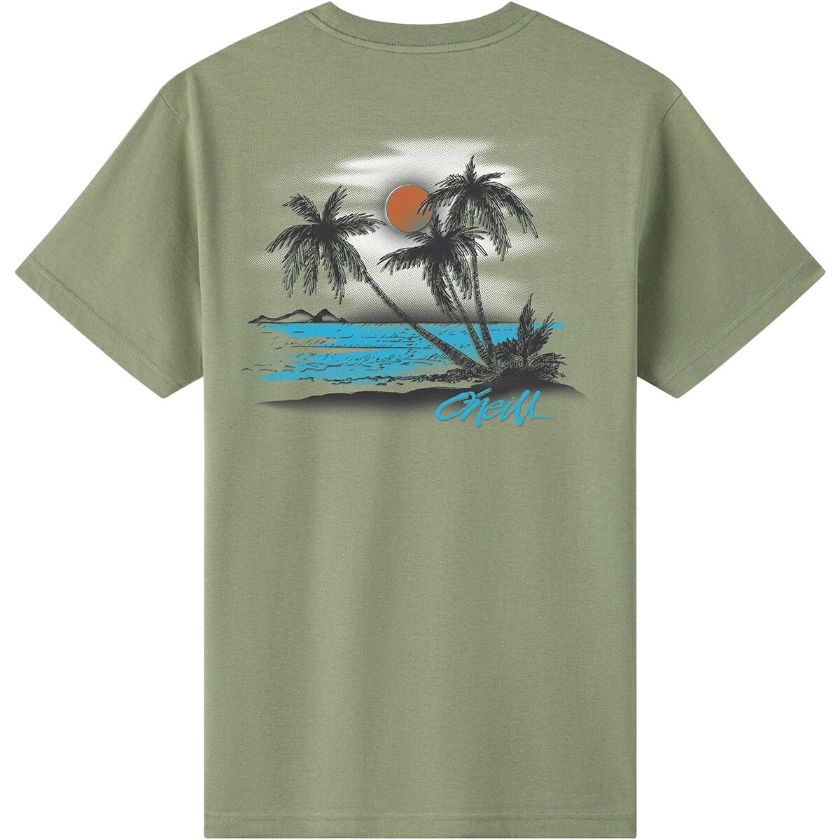Image of O'Neill Tropics Classic Short-Sleeve T-Shirt - Men's Sage, M