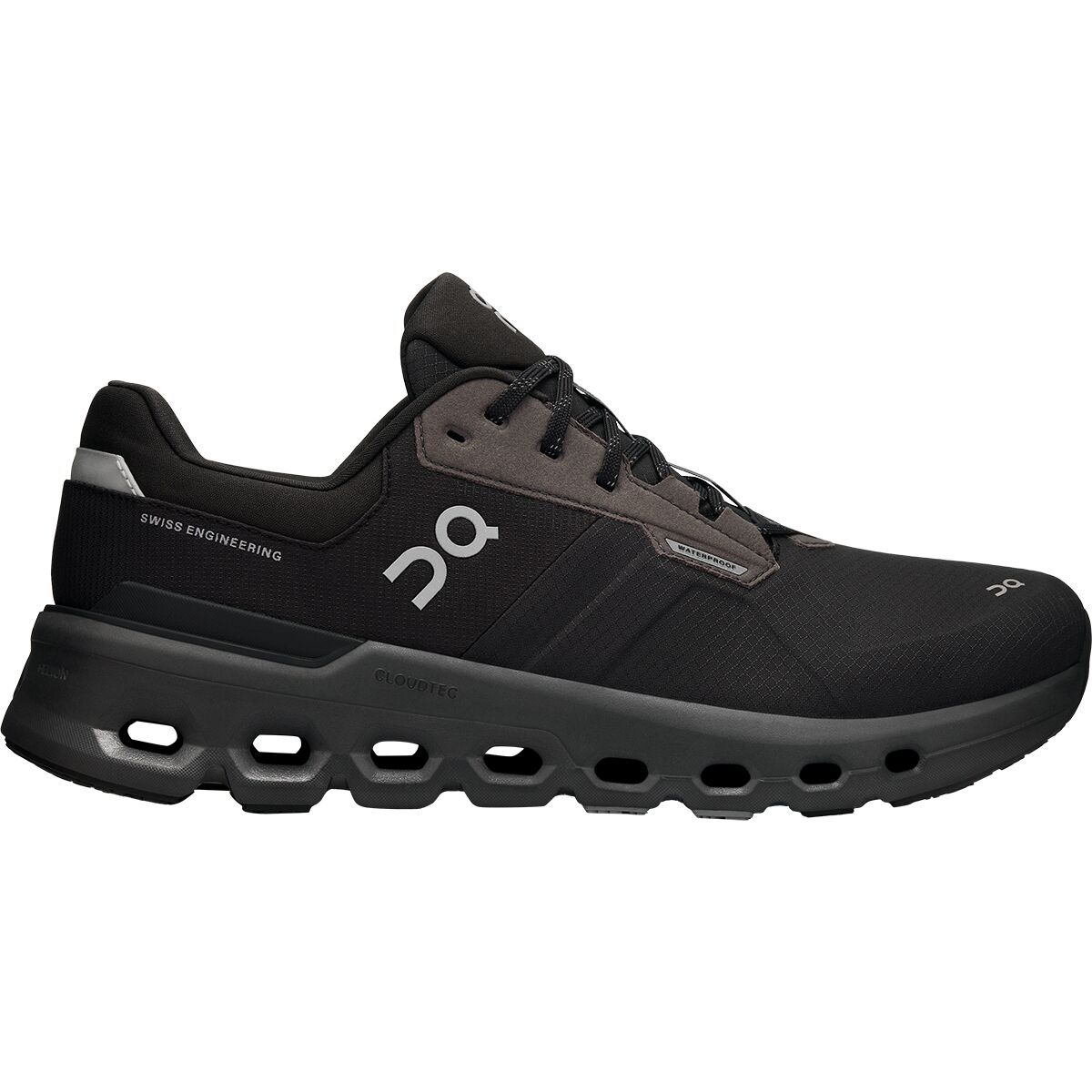 Image of On Cloudrunner 2 Waterproof Shoe - Men's Magnet/Black, 11.5