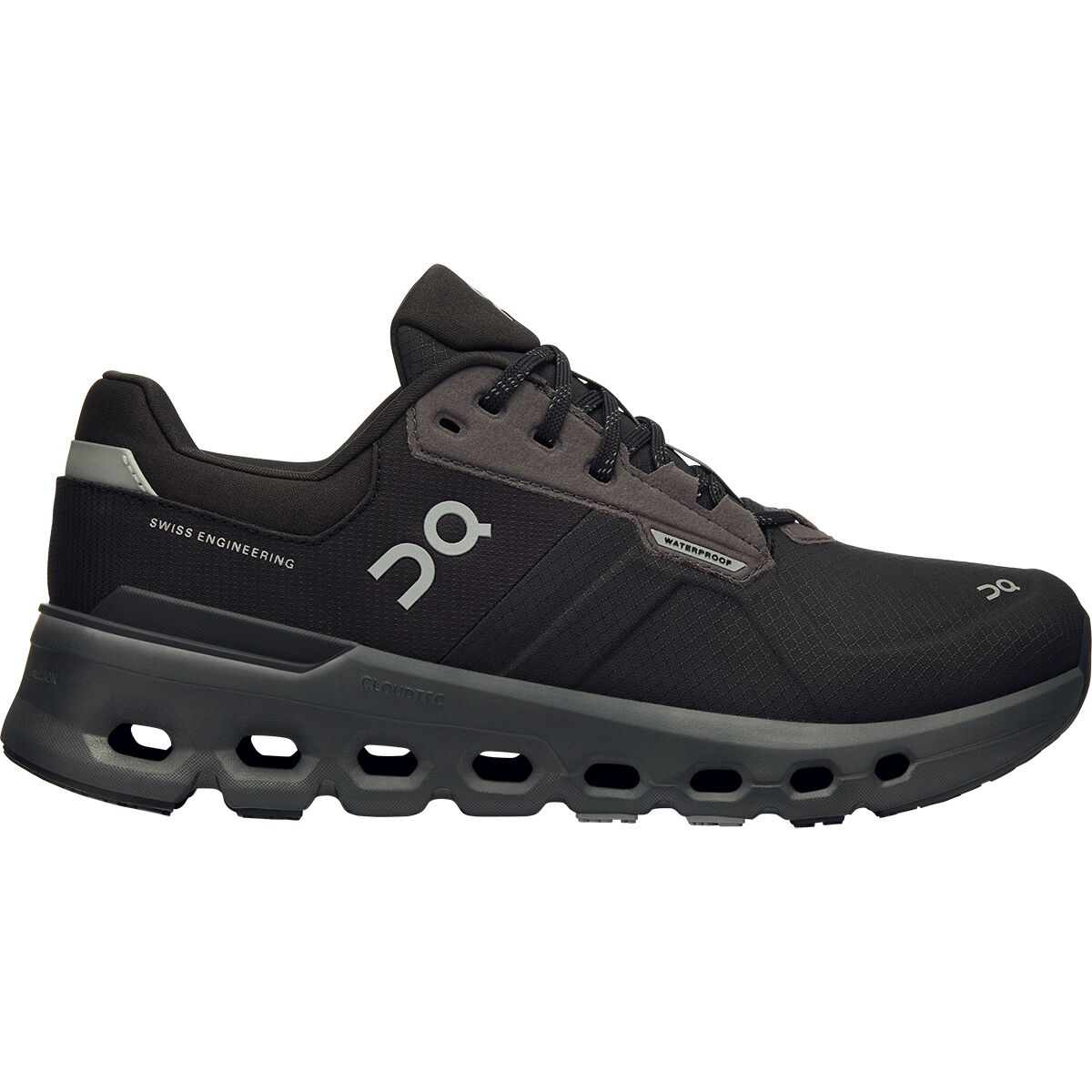 Image of On Cloudrunner 2 Waterproof Shoe - Women's Magnet/Black, 8.0