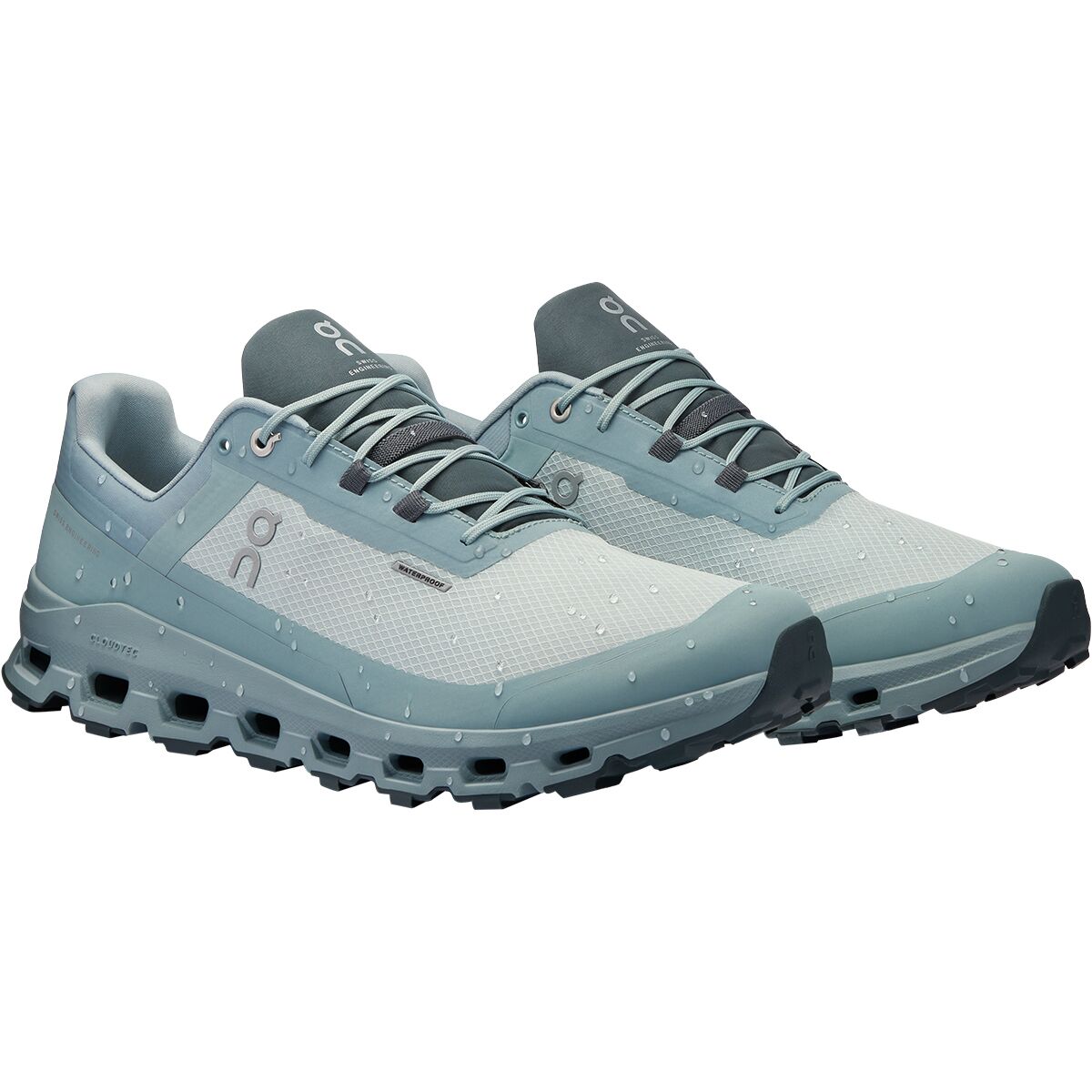 On Running- CloudVista Men\'s Mint and Gray Athletic Shoes ON - Brandclub - On Men main image 3