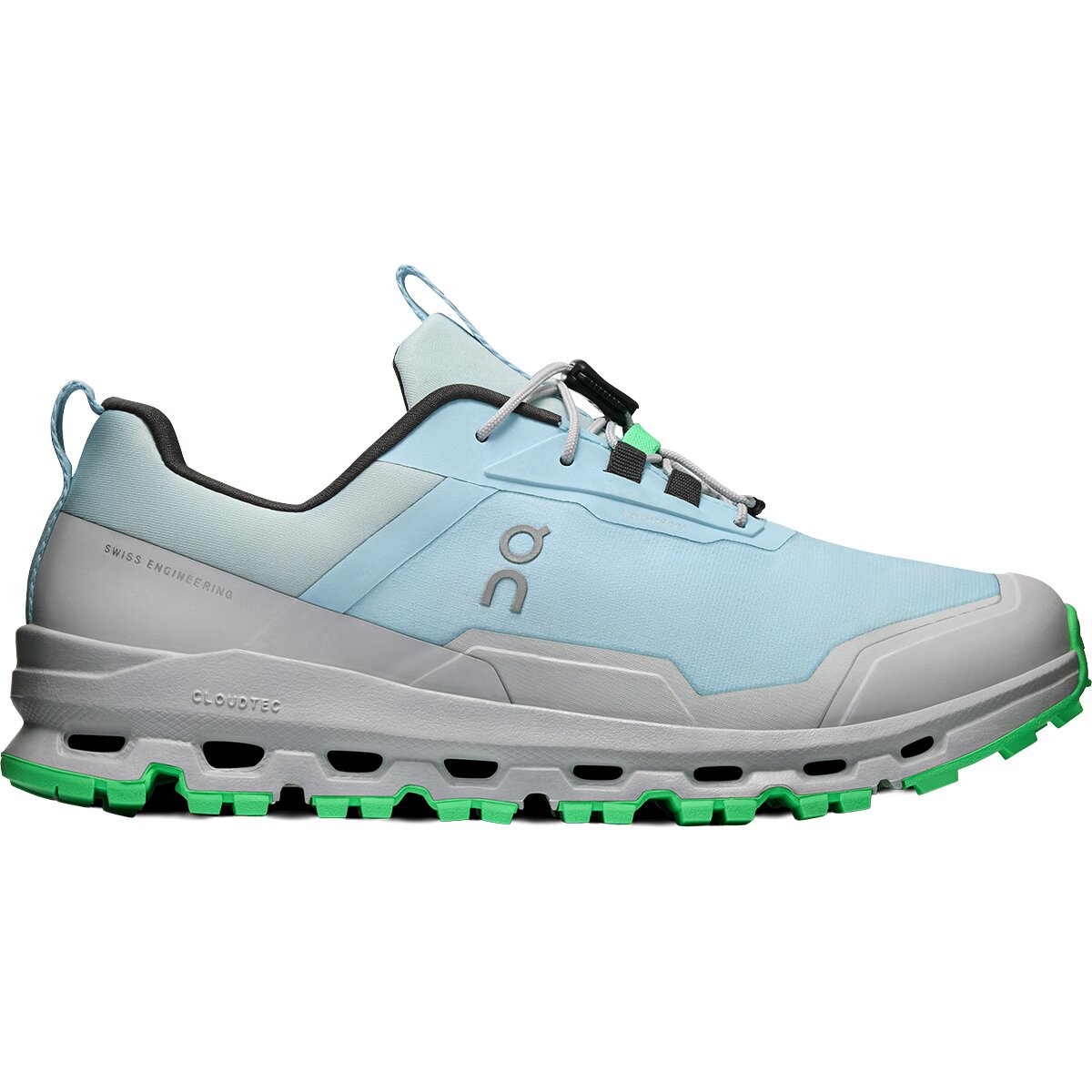 Image of On Cloudhero Waterproof Shoe - Kids' Topaz/Glacier, 5.0
