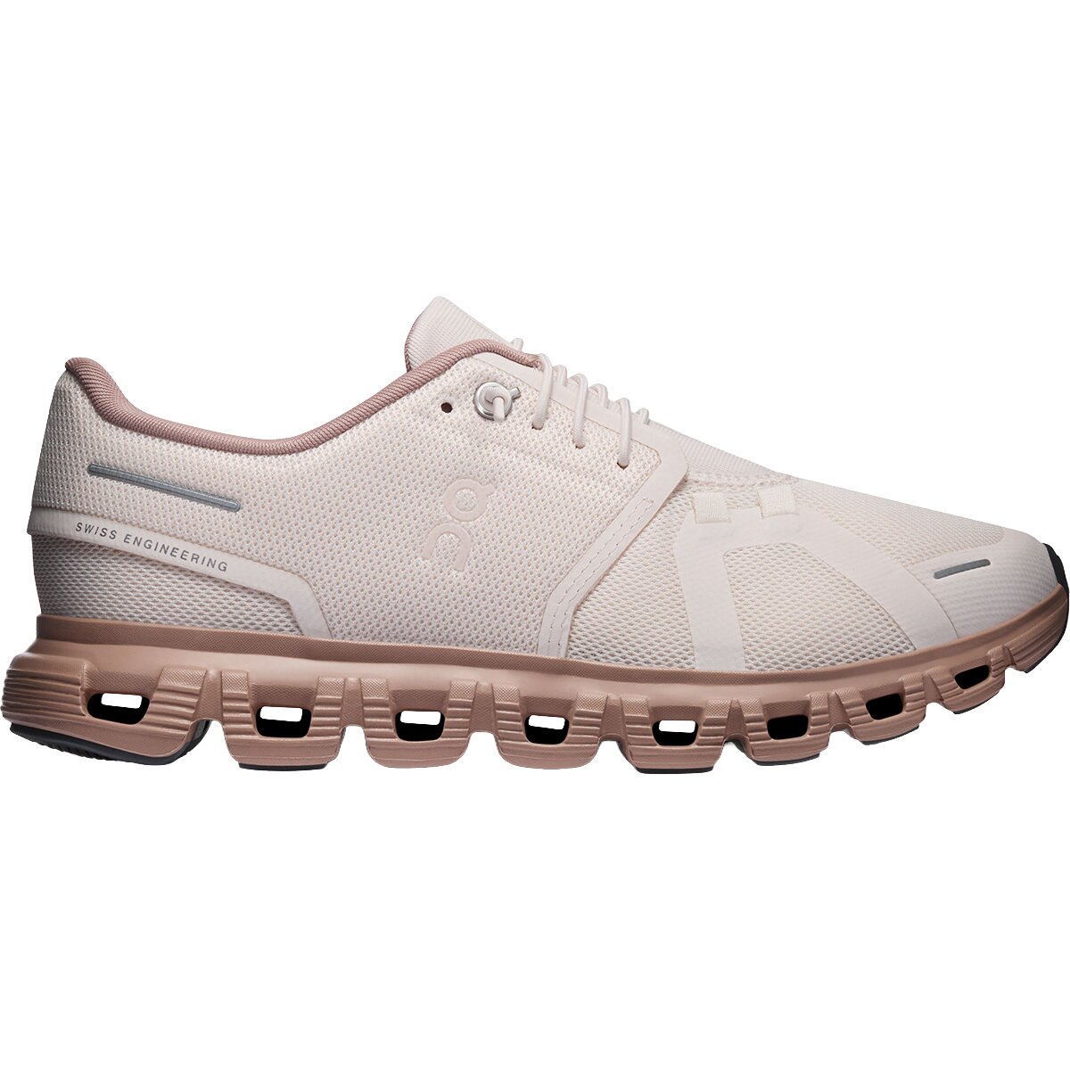 Image of On Cloud 6 Shoe - Women's Oyster/Biscuit, 9.0