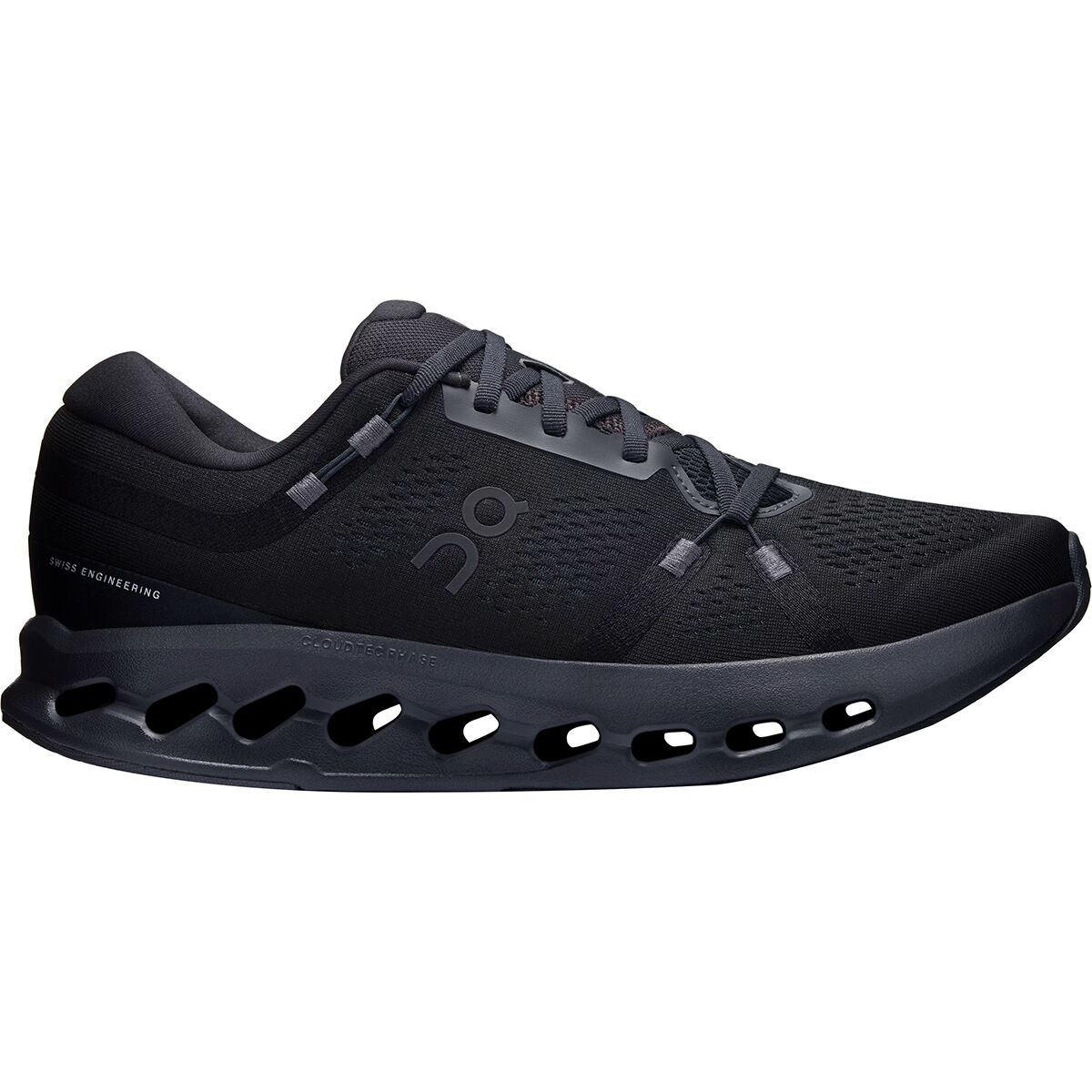 Image of On Cloudsurfer 2 Running Shoe - Men's Black/Black, 11.5