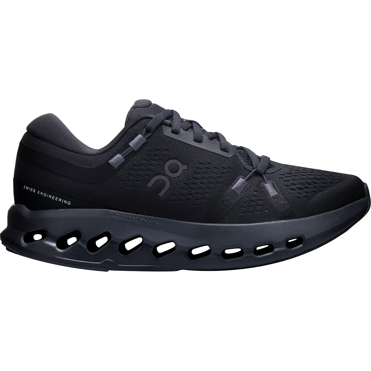 Image of On Cloudsurfer 2 Running Shoe - Women's Black/Black, 6.5